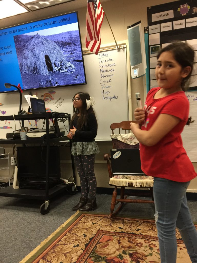 Oral presentations of Native Americans Lifestyles and History