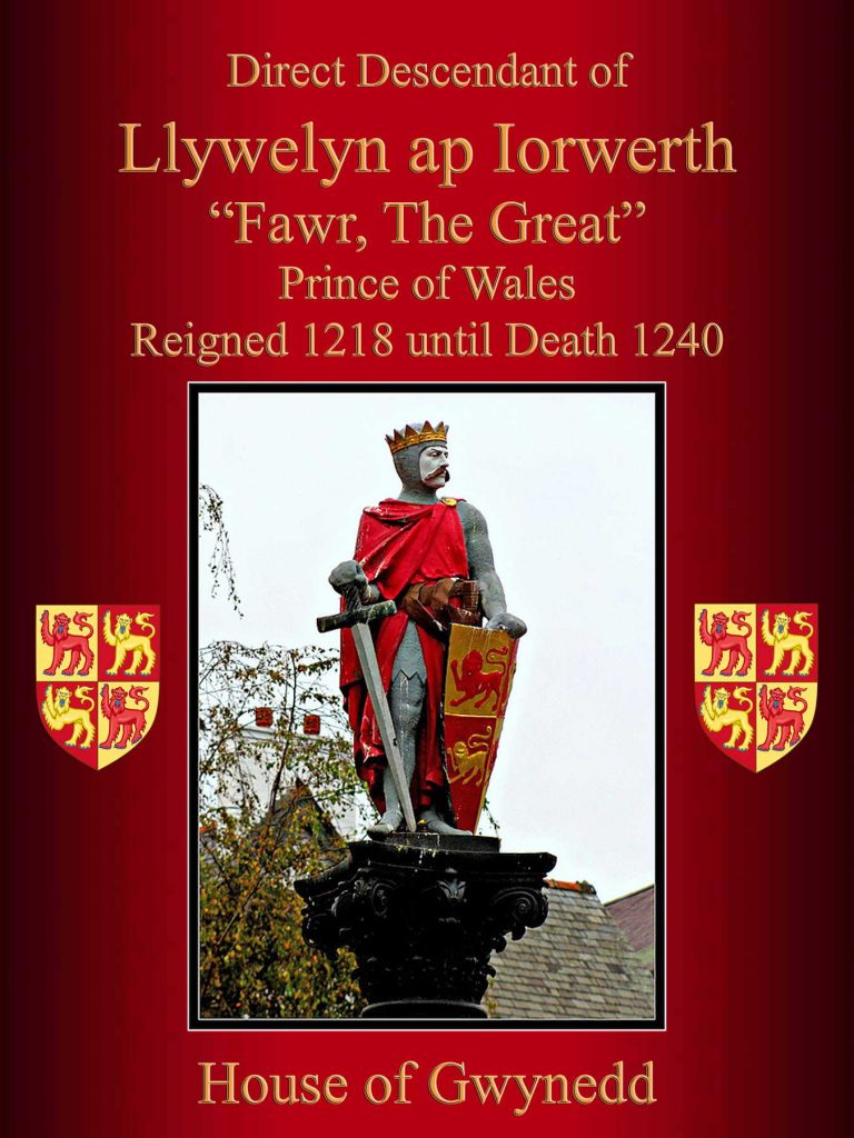 Llywelyn ap Iorwerth Prince of Wales - House of Gwynedd