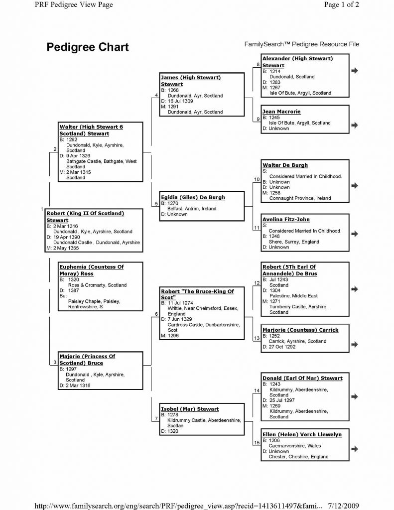 House of Stewart - House of Bruce Kings of Scotland