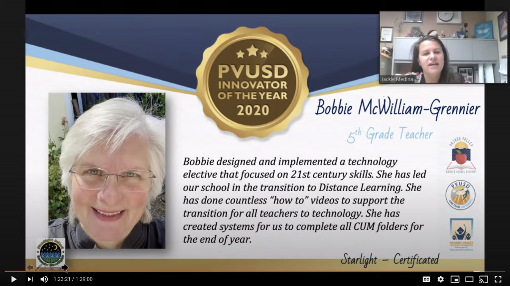 pvusd innovator of the year award